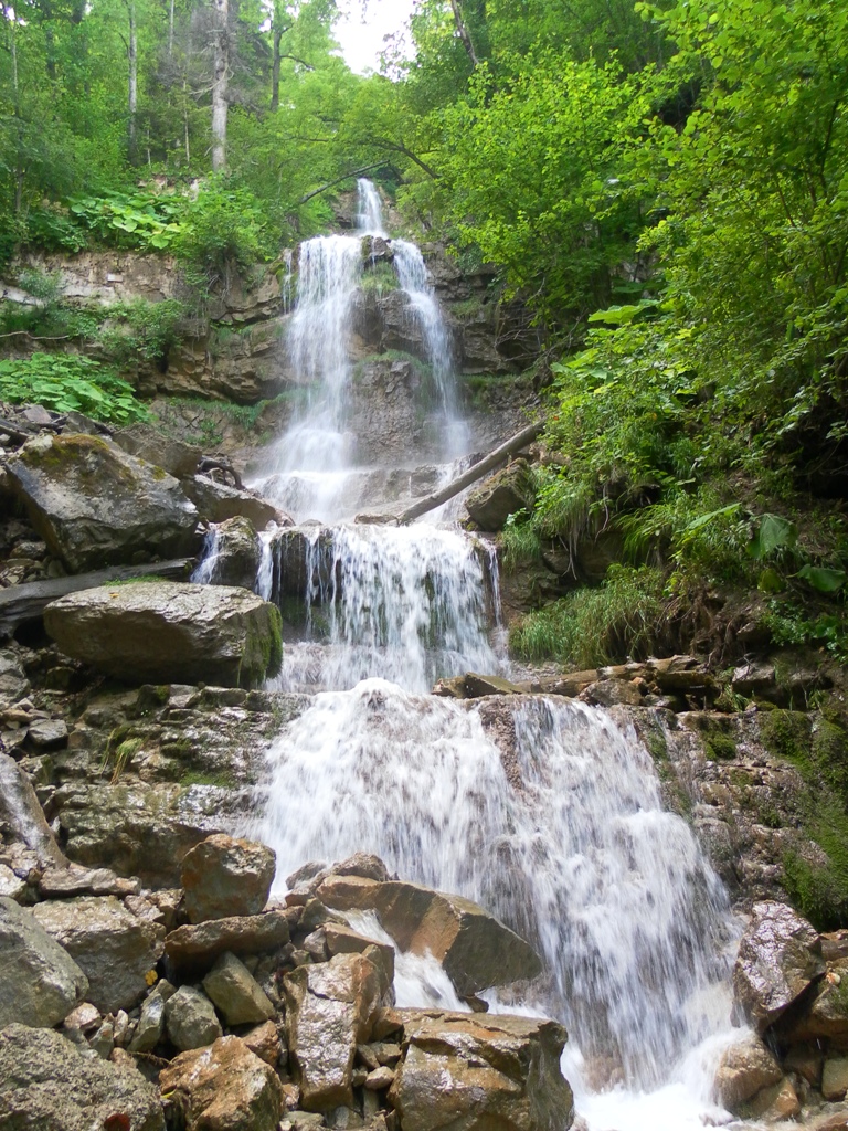 Алебастровый водопад мезмай фото